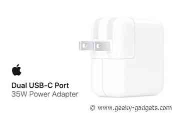 Apple dual port 35W USB-C charger leaked