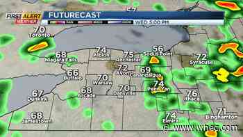 First Alert Forecast: Nice today, 70s and maybe 80 Wednesday!