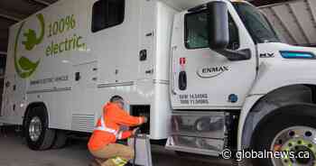 Enmax plugs medium-duty electric vehicles into its Calgary fleet - Global News