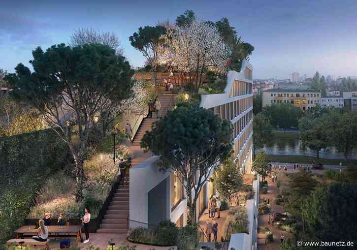 Getreppte Dachlandschaft in Berlin - Grüntuch Ernst planen Bürokomplex