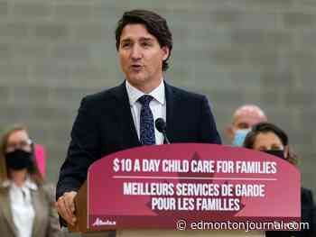 Justin Trudeau in Edmonton Tuesday to promote budget