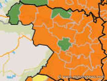 Solo tres ZBS de Zamora están libres de virus: el naranja domina el mapa - Zamora News