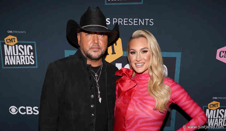 Jason Aldean Has Wife Brittany Kerr's Support at CMT Music Awards 2022