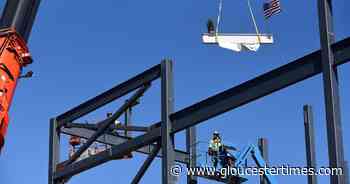 Beam tops off Gloucester's new school | News | gloucestertimes.com - Gloucester Daily Times