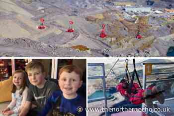 County Durham boy on zipwire in aid of Muscular Dystrophy UK - The Northern Echo