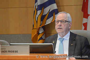 VIDEO: Froese not running for mayor again in Langley Township – Langley Advance Times - Langley Advance Times