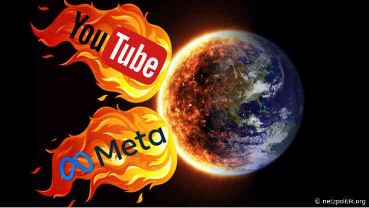 Wie umgehen mit Klimalügen?: YouTube und Facebook sollten endlich löschen