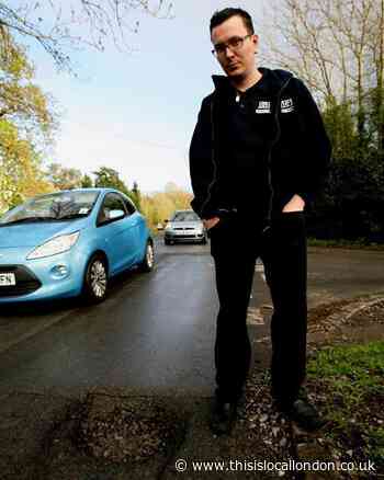 Harlow motorist's accident fears over Waltham Abbey potholes
