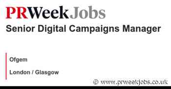 Ofgem: Senior Digital Campaigns Manager