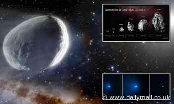 Record-breaking 'megacomet' is more than 80 MILES wide, NASA reveals