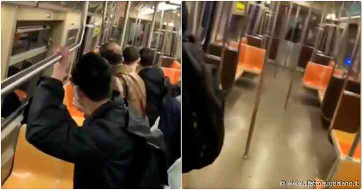 Sparatoria nella metropolitana di New York, il rumore dei colpi nel vagone accanto in uno dei video girati dai testimoni