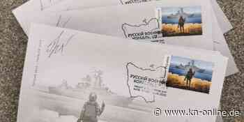 Stinkefinger für die Russen: Ukrainische Post bringt neue Briefmarke heraus