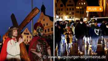 Treffen Lebendiger Kreuzweg und "Spaziergänger" am Karfreitag in Ulm aufeinander?