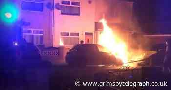'Crazy' arson attack destroys car and melts another on Cleethorpes street - Grimsby Live