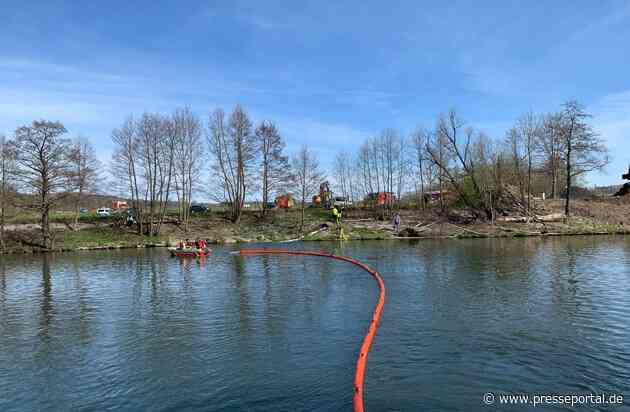 FW Menden: Zwei ABC-Einsätze: LKW verliert Kunstharz auf Straße und Ölsperre muss in der Ruhr gesetzt werden