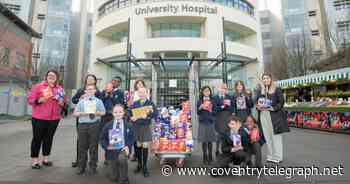 Coventry schoolchildren make special donation of 84 Easter eggs and cards to patients at UHCW - Coventry Live