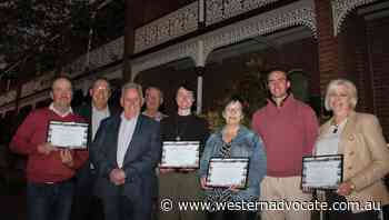 Bathurst's National Trust branch delivers awards to CBD terrace owners - Western Advocate