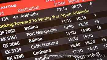 Airport passengers told to arrive earlier - Western Advocate