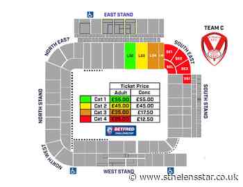 Tickets on sale for Saints v Wigan Warriors Challenge Cup semi final - St Helens Star