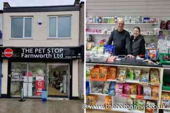 The Pet Stop in Farnworth Shopping Centre opens after closure of Nigel’s Pet Supplies