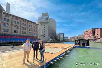 Open-Air-Spektakel: 800 Pontons tragen die Wasserbühne