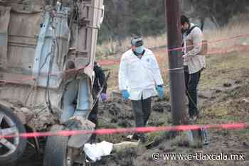 Mujer pierde la vida en aparatosa volcadura en la Tlaxco-Apizaco | e-consulta.com 2022 - e-tlaxcala