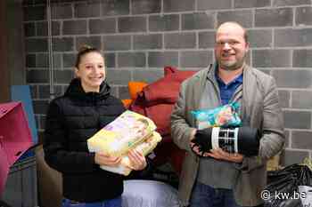 Collega's Brecht en Evi uit Zedelgem deden grote inzamelingsactie: “Mensen lieten hun hart spreken voor Oekraïne” - KW.be