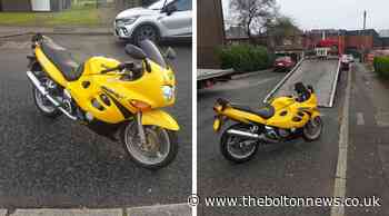 Bolton: Stolen motorbike found dumped on Barncroft Street, Farnworth