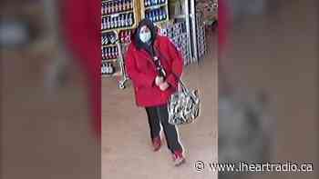 NB RCMP release image of woman suspected in theft at Oromocto business - iheartradio.ca