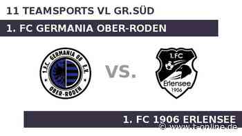 1. FC Germania Ober-Roden gegen 1. FC 1906 Erlensee: Erlensee mit breiter Brust - t-online