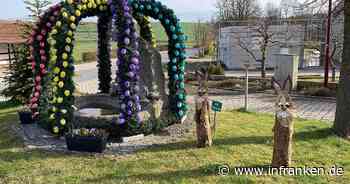 Coburg: Osterbrunnen-Saison in Ahorn eröffnet - 'wieder selbst übertroffen' - inFranken.de