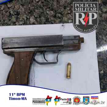 11º BPM apreende mais uma arma de fogo em Timon • PM/MA - Polícia Militar do Maranhão - SSP/MA (.gov)