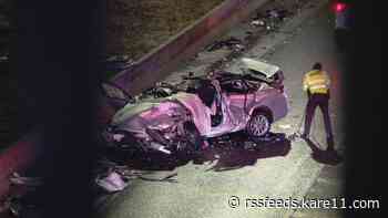 Crash kills 36-year-old woman, closes I-35E for hours Tuesday night