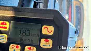 Stunt driving charge laid along Highway 400 in Aurora - CTV News Barrie