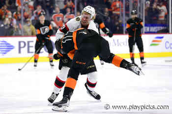 Dillon Heatherington: Prop Bets Vs Red Wings | 4/12/2022 - PlayPicks