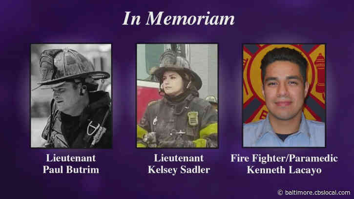 Deaths Of 3 Baltimore Firefighters Ruled Homicides, Stricker St. Fire Classified As Arson
