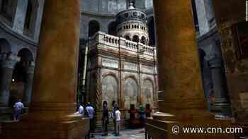 Ancient altar rediscovered in Jerusalem's Church of the Holy Sepulchre