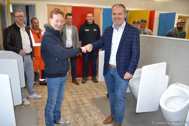 Stinkende schooltoiletten na 40 (!) jaar eindelijk verleden tijd, met dank aan Emile (13): “Maar ik zal er zelf niet meer van kunnen genieten”