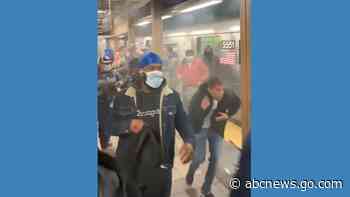 WATCH:  Passengers flee NYC subway shooting
