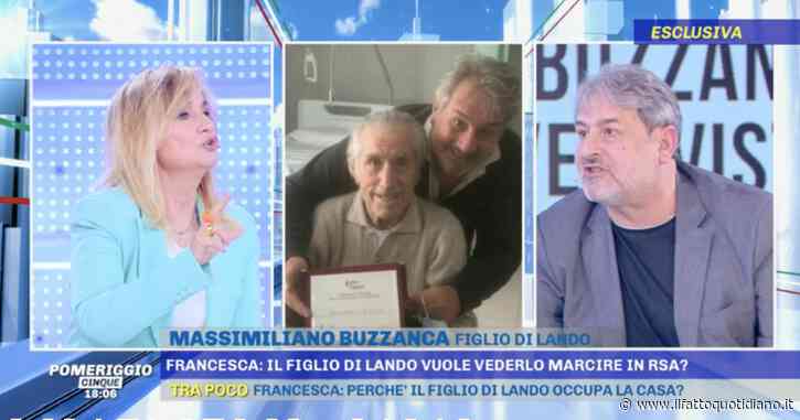 Pomeriggio 5, il figlio di Lando Buzzanca: “Sono 3 anni che fa fatica a riconoscere le persone”. Ma la compagna del padre si oppone: “Sequestrato da un anno”