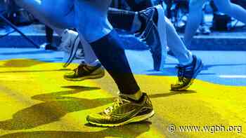 Far from the sidelines of the Boston Marathon, Ukrainian runners keep up their training - GBH News