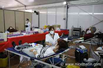 Les réserves sont au plus bas, l’OGC Nice appelle aux dons de sang "Rouge et Noir" place Masséna