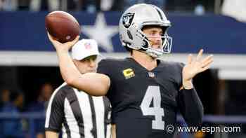 Source: Raiders QB Carr gets $121.5M extension