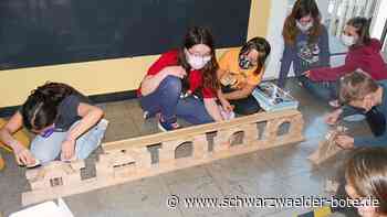 Bildung in Lauterbach - Schüler konstruieren verschiedene Brücken - Schwarzwälder Bote