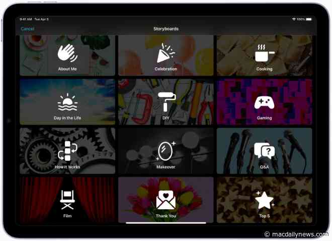 Apple introduces iMovie 3.0 featuring Storyboards and Magic Movie