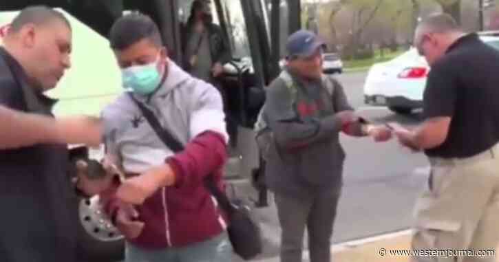 Texas Has Dropped Off the First Busload of Immigrants in DC - Just Steps from the Capitol