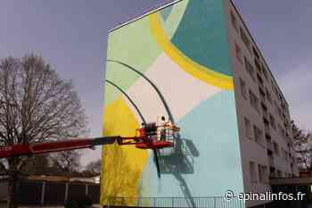 Golbey – Romain Froquet réalise une fresque géante - Epinal infos - Epinal Infos