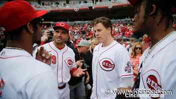 Why was Bengals wide receiver Tee Higgins in a sling at Reds Opening Day? - The Cincinnati Enquirer