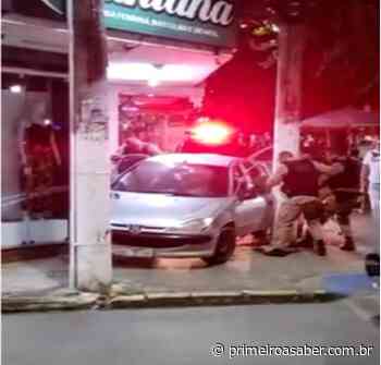 Visconde do Rio Branco: homem tenta fugir da polícia e quase atropela pessoas em calçada - Primeiro a Saber