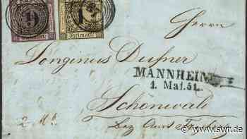 Historischer Briefumschlag aus Mannheim für Rekordpreis versteigert - SWR Aktuell